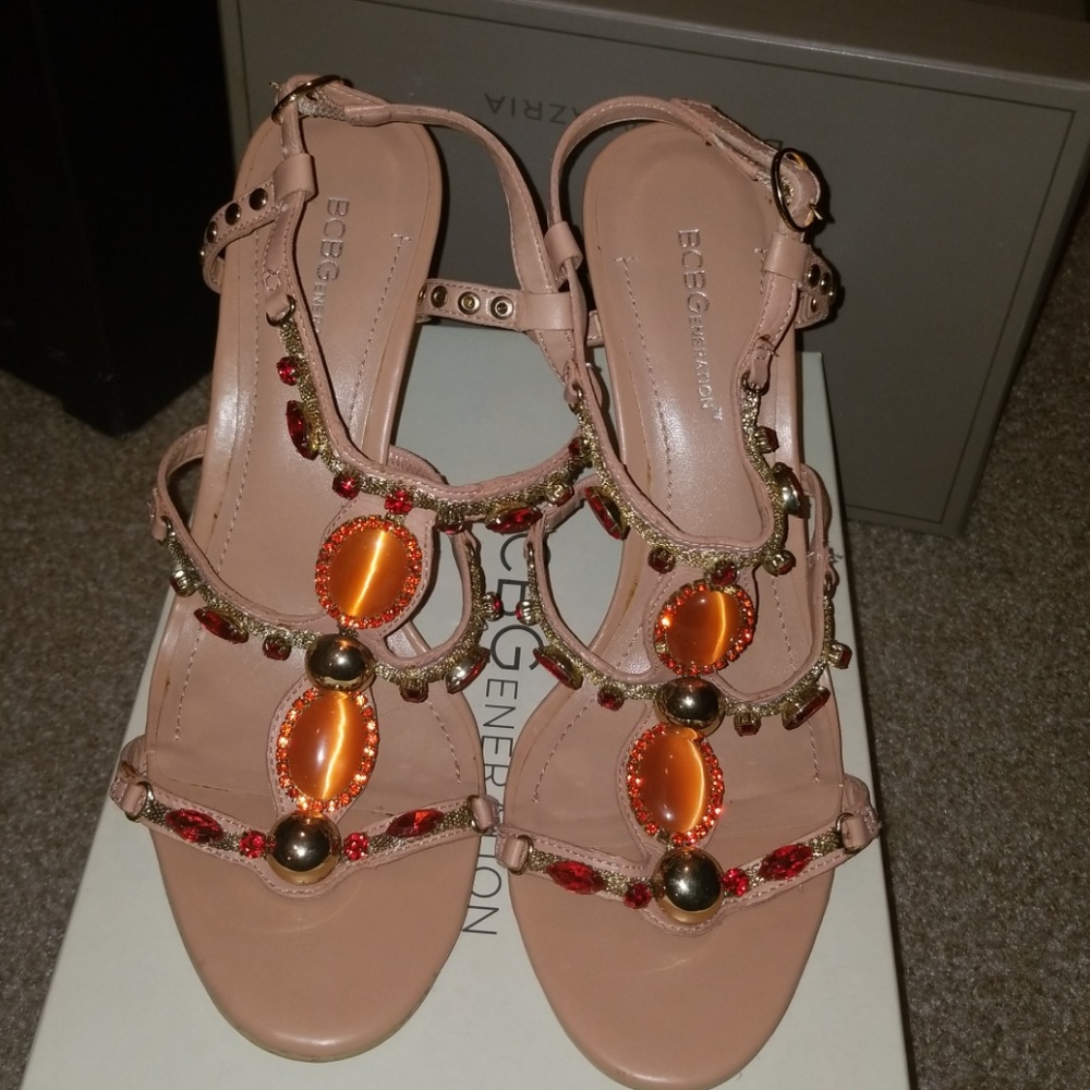 BCBGeneration Rhinestone Sandal